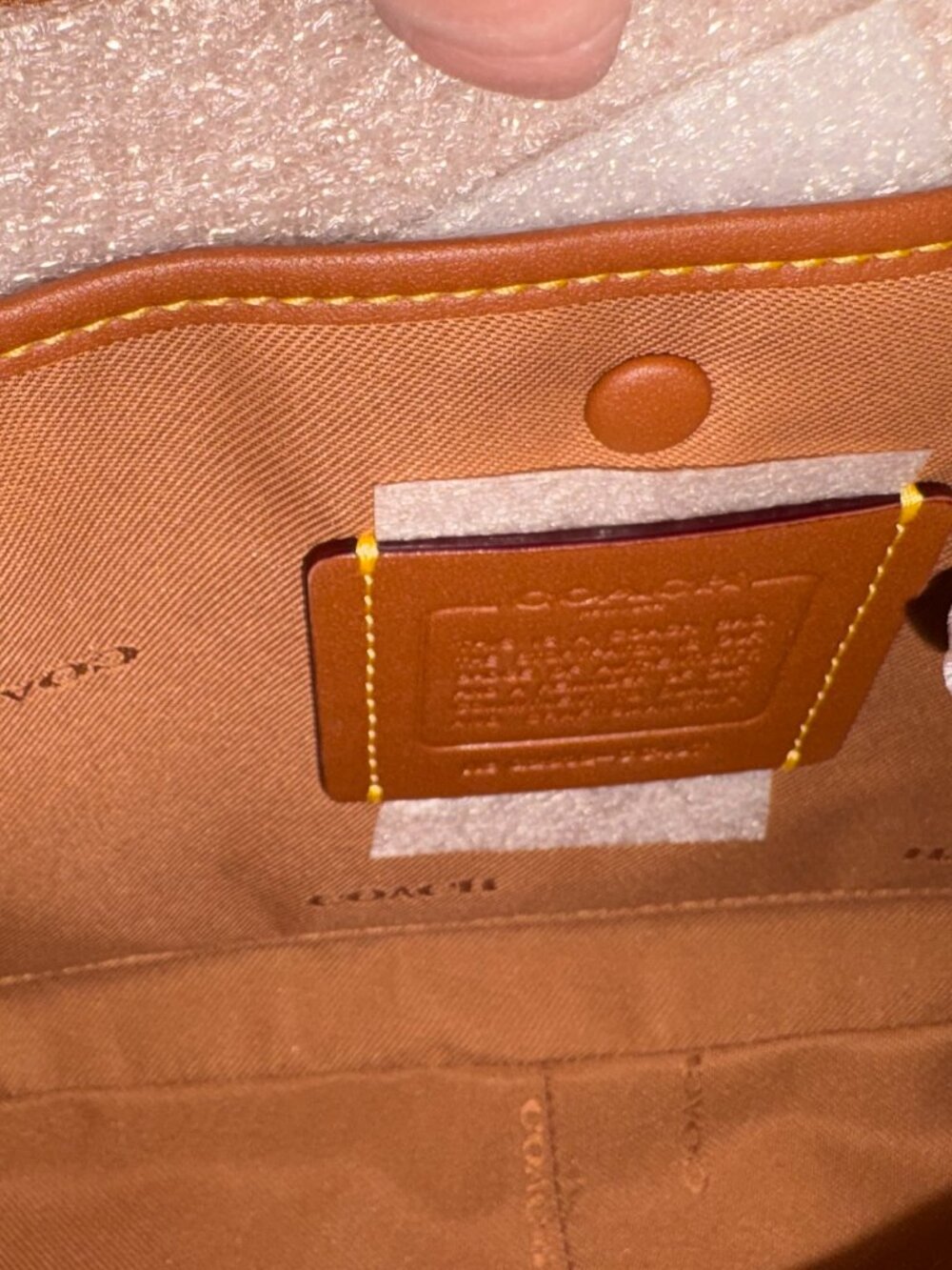 Coach Soft Pebble Leather Cary Convertible Crossbody Black - Picture 9 of 9